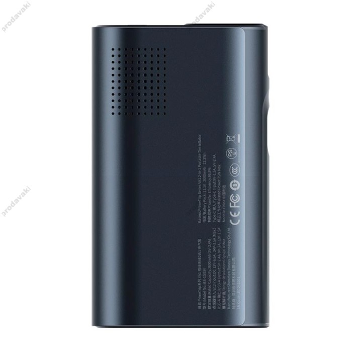 Автомобільний компресор насос Baseus PrimeTrip VA1 Wired and Wireless 2-in-1 Tire Inflator Black C11169001121-00
