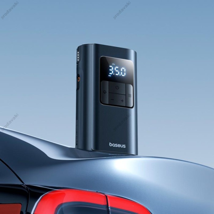 Автомобільний компресор насос Baseus PrimeTrip VA1 Wired and Wireless 2-in-1 Tire Inflator Black C11169001121-00