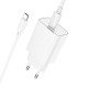 Мережевий зарядний пристрій HOCO C143A Benefit single port charger Type-C cable 20W White