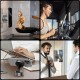 Автомобільний тримач XO C170 Vacuum suction cup Manual latch Magnetic holder Grey