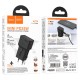 Мережевий зарядний пристрій Hoco AC24 Mini universal travel charger 25W Black