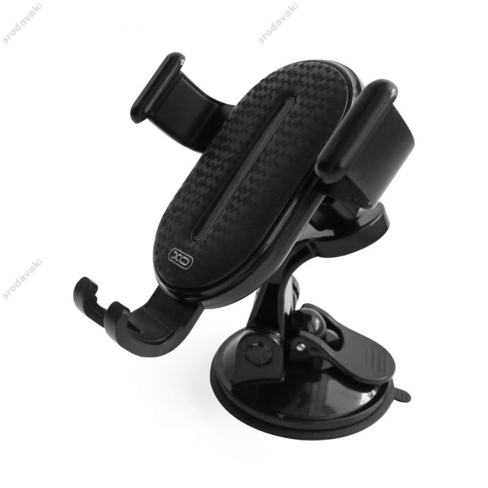 Автомобільний тримач XO C110 Car Small Suction Cup Phone Holder Black