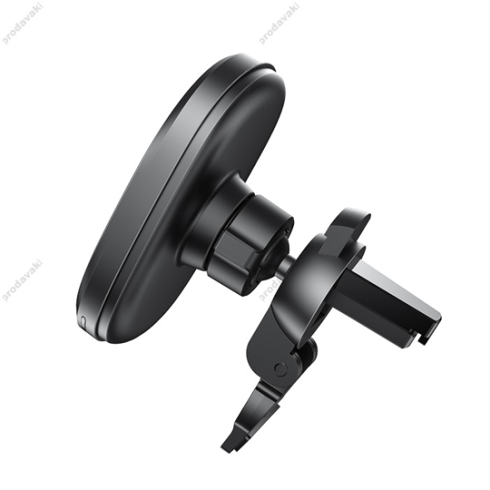 Автомобільний тримач із бездротовою зарядкою Rock W39 Black