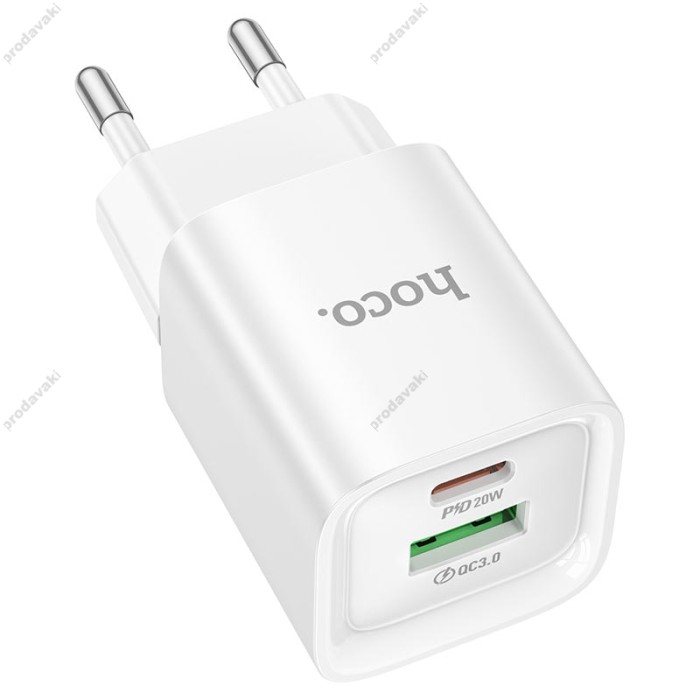 Мережевий зарядний пристрій HOCO C147A Charm charger 20W White