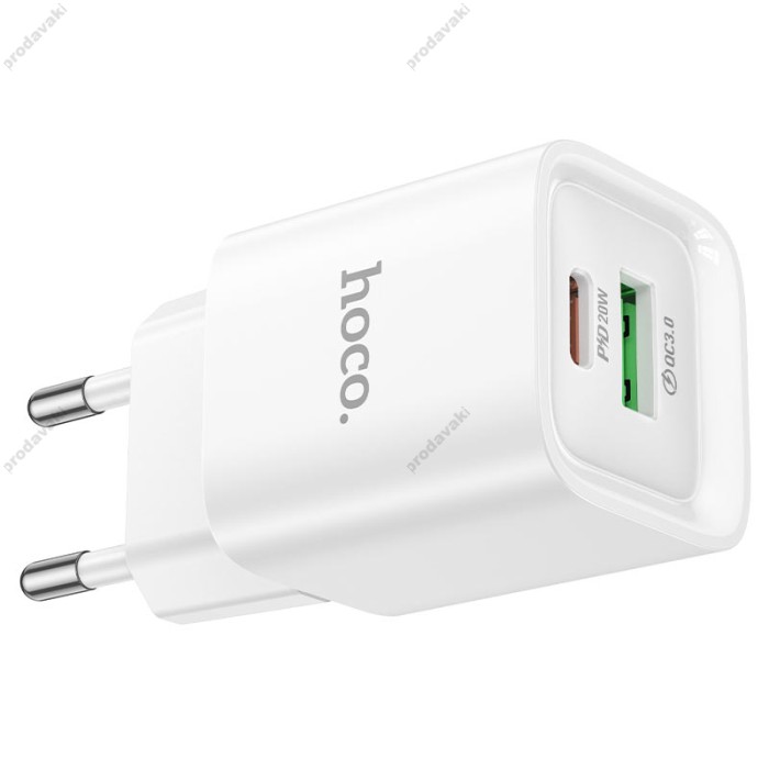 Мережевий зарядний пристрій HOCO C147A Charm charger 20W White