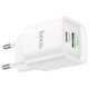 Мережевий зарядний пристрій HOCO C147A Charm charger 20W White
