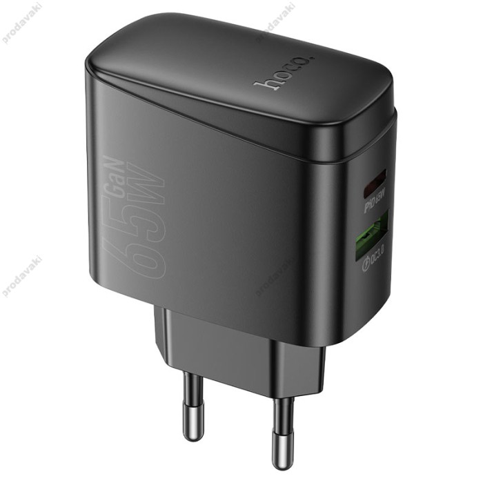 Мережевий зарядний пристрій HOCO CS63A Bright PD charger 65W Black