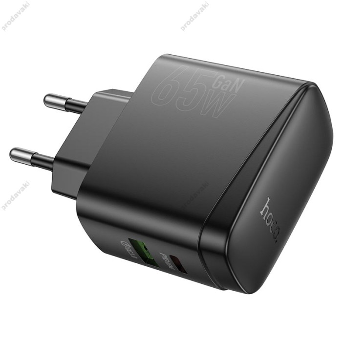 Мережевий зарядний пристрій HOCO CS63A Bright PD charger 65W Black