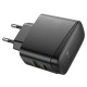 Мережевий зарядний пристрій HOCO CS63A Bright PD charger 65W Black