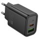 Мережевий зарядний пристрій HOCO N63 Gentle charger 30W Black
