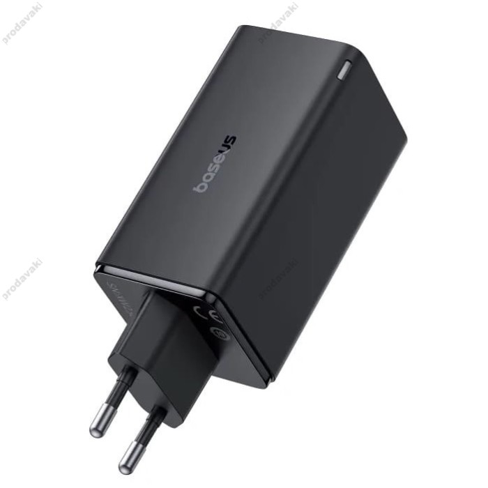 Мережевий зарядний пристрій Baseus GaN6 Pro Fast Charger 2C+2U Type-C cable 100W Black P10162705112-00