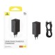Мережевий зарядний пристрій Baseus GaN6 Pro Fast Charger 2C+2U Type-C cable 100W Black P10162705112-00