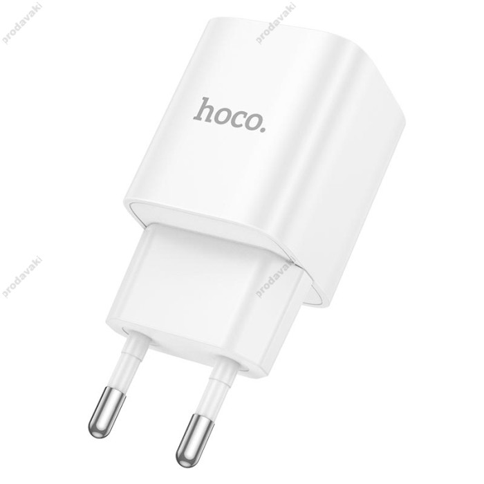 Мережевий зарядний пристрій HOCO C146A Charm single port PD charger 20W White