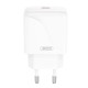 Мережевий зарядний пристрій XO L141 Single USB-C Fast Charger 20W White