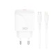 Мережевий зарядний пристрій XO L141 Single USB-C Fast Charger Lightning Cable 20W White
