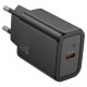 Мережевий зарядний пристрій HOCO N60 Gentle single port charger 20W Black