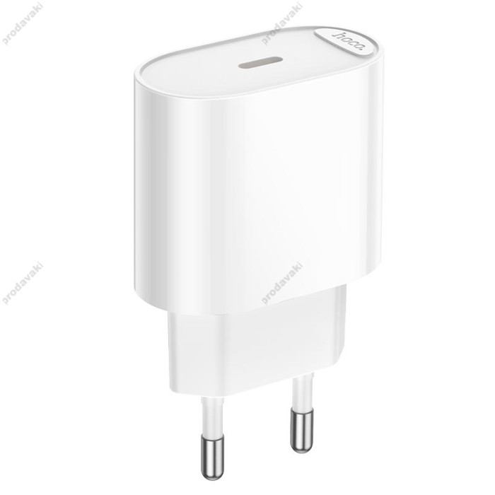 Мережевий зарядний пристрій HOCO C109A Fighter single port charger 20W White