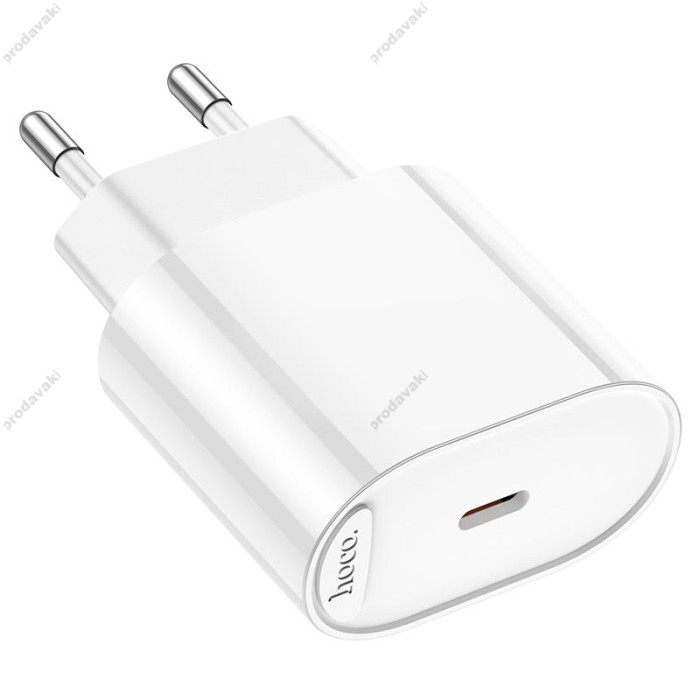 Мережевий зарядний пристрій HOCO C109A Fighter single port charger 20W White