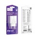 Мережевий зарядний пристрій HOCO C143A Benefit single port charger 20W White