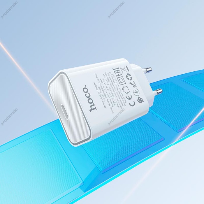 Мережевий зарядний пристрій HOCO C143A Benefit single port charger 20W White