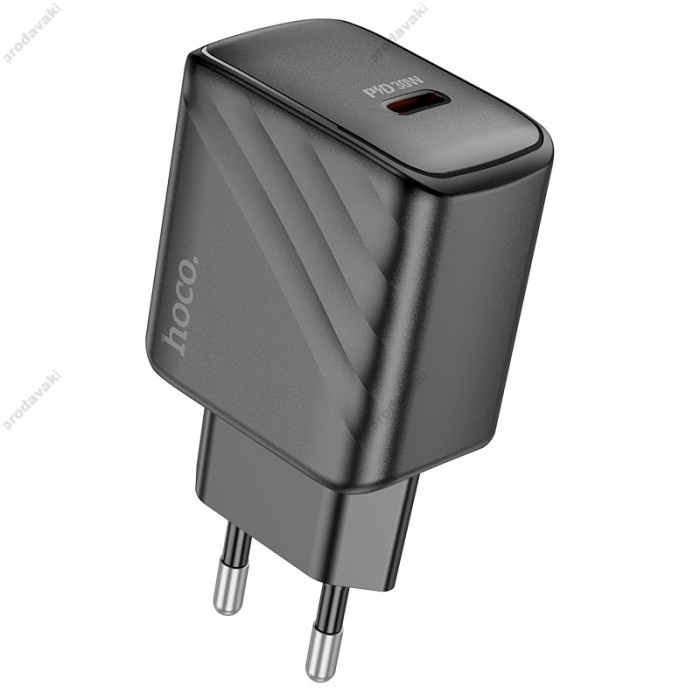 Мережевий зарядний пристрій HOCO CS22A Value single port charger 30W Black