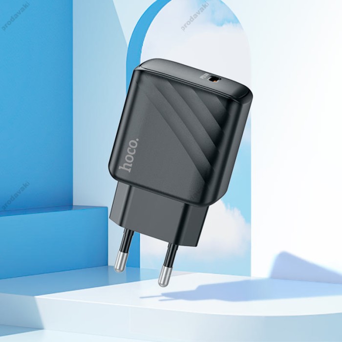 Мережевий зарядний пристрій HOCO CS22A Value single port charger 30W Black