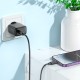 Мережевий зарядний пристрій HOCO CS22A Value single port charger Lightning cable 30W Black