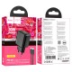 Мережевий зарядний пристрій HOCO CS22A Value single port charger Lightning cable 30W Black