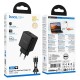 Мережевий зарядний пристрій HOCO N83 Profit single port Type-C cable 60W Black
