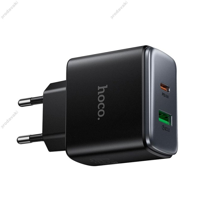 Мережевий зарядний пристрій HOCO C158A Upgrade charger 45W Black