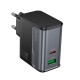 Мережевий зарядний пристрій HOCO CS74A Star Speed charger 45W Black