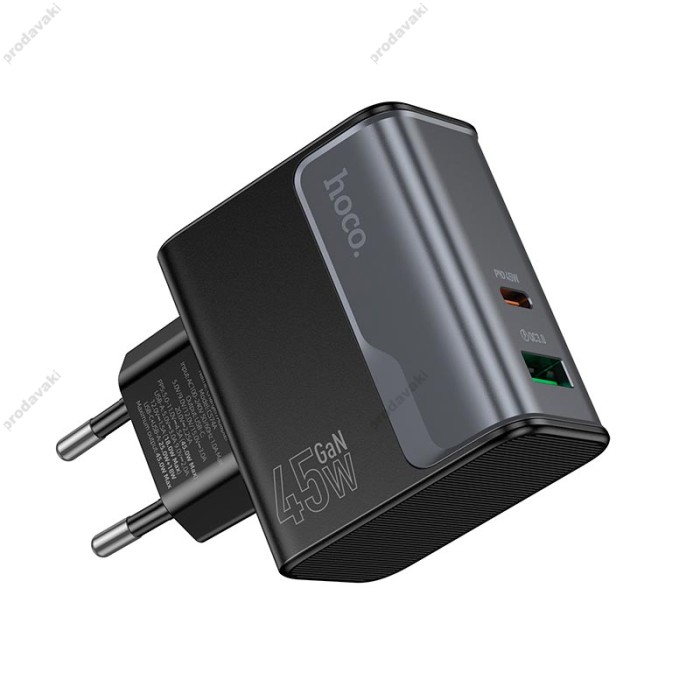 Мережевий зарядний пристрій HOCO CS74A Star Speed charger 45W Black