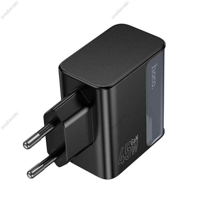 Мережевий зарядний пристрій HOCO CS74A Star Speed charger 45W Black
