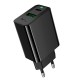 Мережевий зарядний пристрій HOCO CS95A Leader charger Type-C cable 30W Black