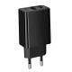 Мережевий зарядний пристрій HOCO CS95A Leader charger 30W Black