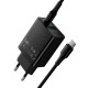 Мережевий зарядний пристрій HOCO CS95A Leader charger Type-C cable 30W Black