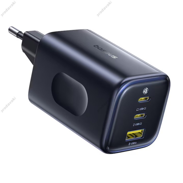 Мережевий зарядний пристрій Baseus PicoGo AE11 Fast Charger 2C+U 100W Black E0121400
