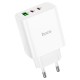 Мережевий зарядний пристрій HOCO C126A Pure power three-port 40W White