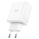Мережевий зарядний пристрій HOCO C126A Pure power three-port 40W White