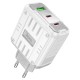 Мережевий зарядний пристрій HOCO C139A Rock charger 65W White