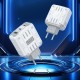 Мережевий зарядний пристрій HOCO C139A Rock charger 65W White