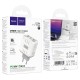 Мережевий зарядний пристрій HOCO C139A Rock charger 65W White