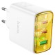 Мережевий зарядний пристрій HOCO CS44A Smart charger 65W White
