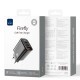Мережевий зарядний пристрій WIWU Wi-G011 Firefly GaN Fast Charger 45W Black