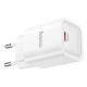 Мережевий зарядний пристрій HOCO C148A Charm single port charger 30W White
