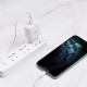 Мережевий зарядний пристрій HOCO C76A Speed source Lightning cable 18W White
