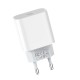 Мережевий зарядний пристрій HOCO C76A Speed source Lightning cable 18W White