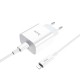Мережевий зарядний пристрій HOCO C76A Speed source Lightning cable 18W White