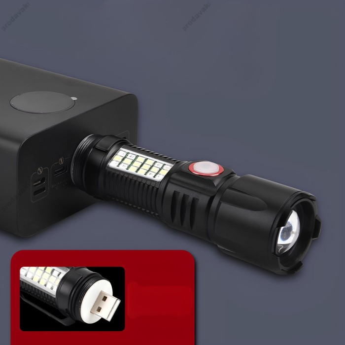 Ліхтарик ручний CH LED SY-2306C Black
