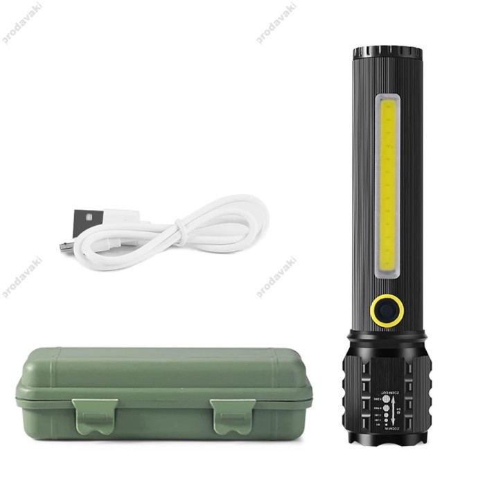 Ліхтарик ручний CH LED C73 Black